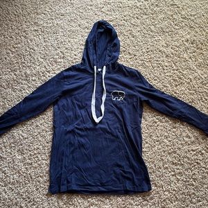 Ivory Ella Long Sleeve Shirt - Navy S